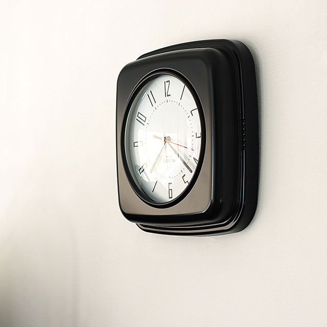 ポストジェネラル　ビスファム　ウォールクロック　（ブラック）　時計　インダストリアル ■ アメリカ雑貨 アメリカン雑貨 |  | 10
