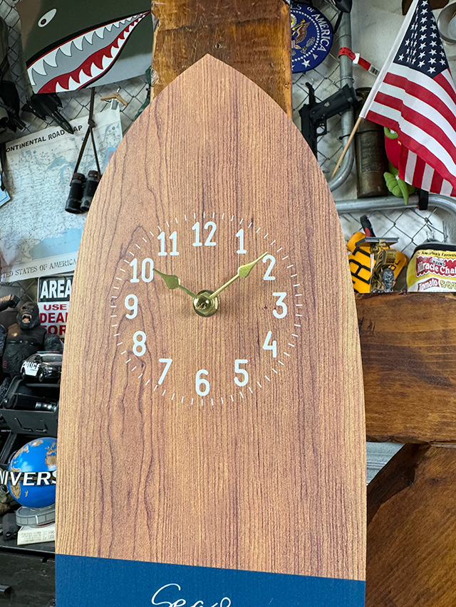 サーフボードクロック　SEA & SUN　壁掛け時計 ■ アメリカン雑貨 アメリカ雑貨 |  | 01