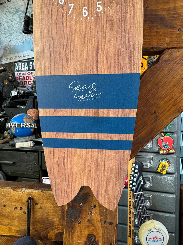 サーフボードクロック　SEA & SUN　壁掛け時計 ■ アメリカン雑貨 アメリカ雑貨 |  | 02