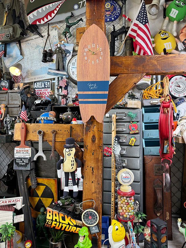 サーフボードクロック　SEA & SUN　壁掛け時計 ■ アメリカン雑貨 アメリカ雑貨 |  | 04