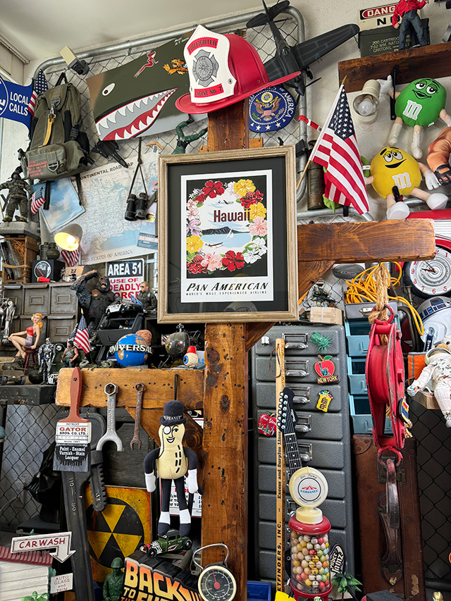 ハワイアン　ヴィンテージポスター　ウッドフレーム　（パンナム/WORLD'S MOST EXPERIENCED AIRLINE） ■ アメリカン雑貨 アメリカ雑貨 |  | 02