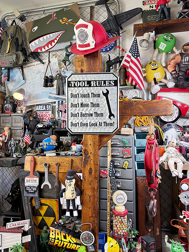 「俺の道具ルール　4箇条」　エンボス　ティンサイン　ツールルール　ブリキ看板 ■ アメリカン雑貨 アメリカ雑貨 |  | 02