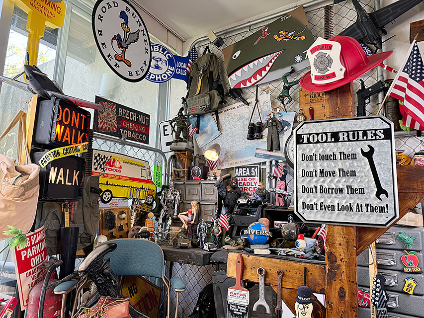 「俺の道具ルール　4箇条」　エンボス　ティンサイン　ツールルール　ブリキ看板 ■ アメリカン雑貨 アメリカ雑貨 |  | 03