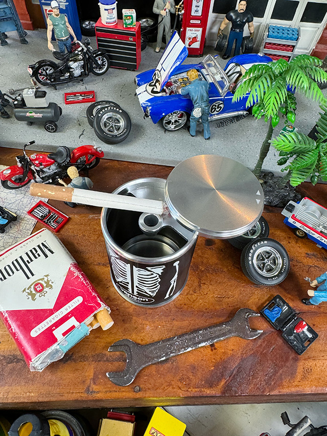 バンソン　アッシュシリンダー　卓上灰皿　（ボーン） ■ アメリカン雑貨 アメリカ雑貨 |  | 01