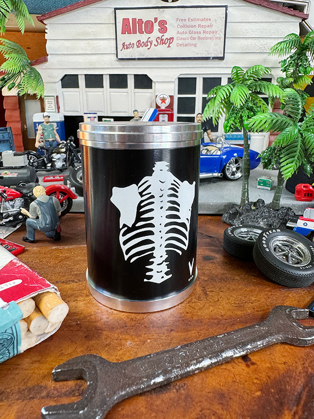 バンソン　アッシュシリンダー　卓上灰皿　（ボーン） ■ アメリカン雑貨 アメリカ雑貨 |  | 03