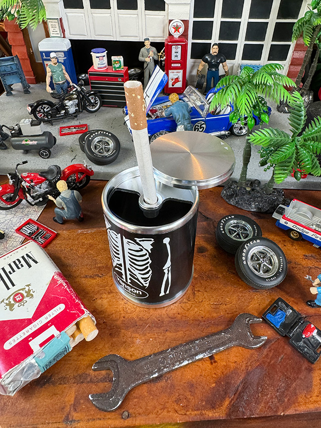 バンソン　アッシュシリンダー　卓上灰皿　（ボーン） ■ アメリカン雑貨 アメリカ雑貨 |  | 05