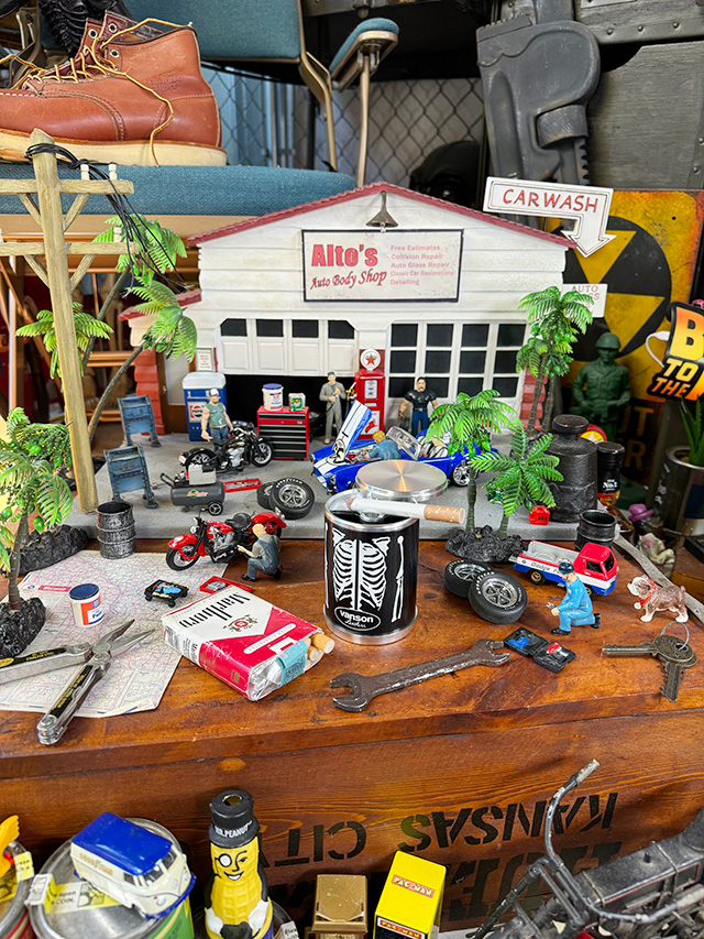 バンソン　アッシュシリンダー　卓上灰皿　（ボーン） ■ アメリカン雑貨 アメリカ雑貨 |  | 06