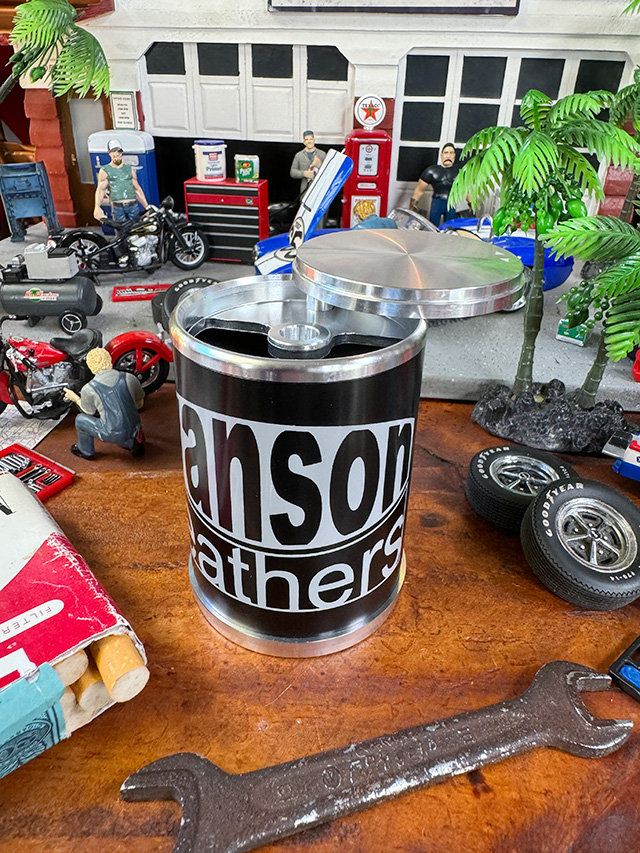 バンソン　アッシュシリンダー　卓上灰皿　（ロゴ） ■ アメリカン雑貨 アメリカ雑貨 | 