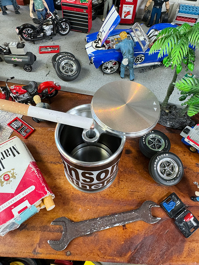 バンソン　アッシュシリンダー　卓上灰皿　（ロゴ） ■ アメリカン雑貨 アメリカ雑貨 |  | 01