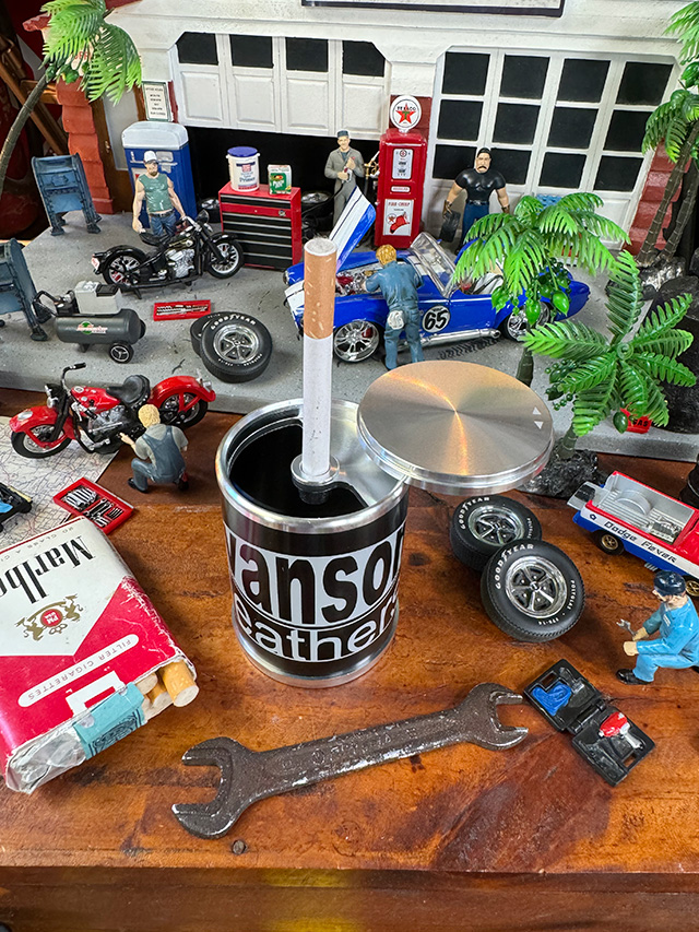 バンソン　アッシュシリンダー　卓上灰皿　（ロゴ） ■ アメリカン雑貨 アメリカ雑貨 |  | 05