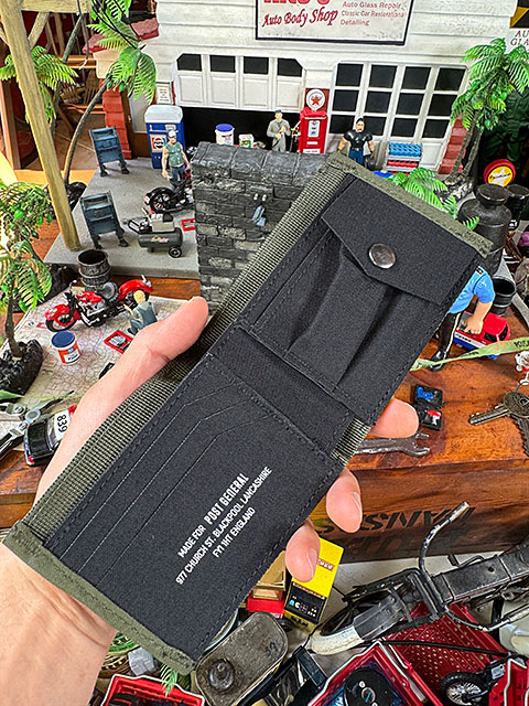 ポストジェネラル　テープウォレット　（オリーブ）　コンパクト　スリム ■ アメリカン雑貨 アメリカ雑貨 |  | 02