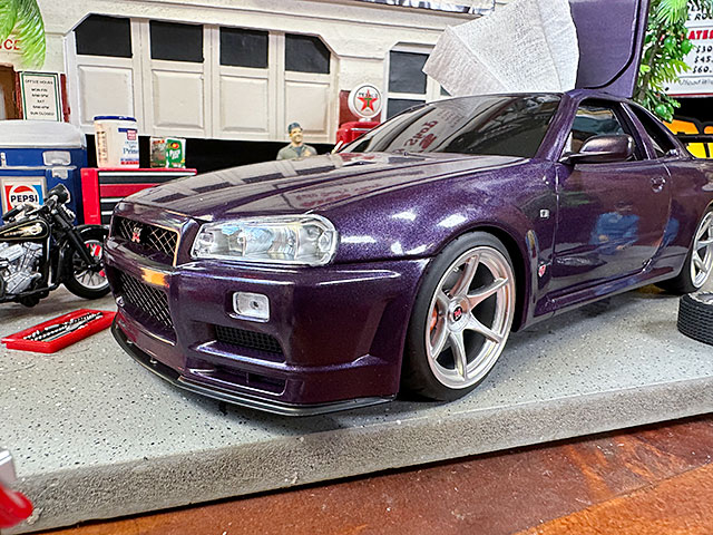 日産　スカイライン　GT-R　BNR34　ウェットティッシュケース　（パープル）　日産公式ライセンスグッズ ■ アメリカン雑貨 アメリカ雑貨 |  | 04