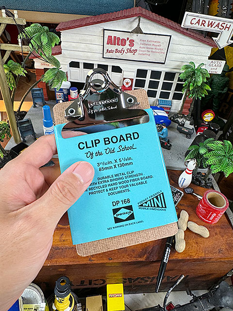 PENCO　ペンコ　クリップボード　オールドスクール　シルバー　（ミニサイズ）　HIGHTIDE　ハイタイド ■ アメリカン雑貨 アメリカ雑貨 | 