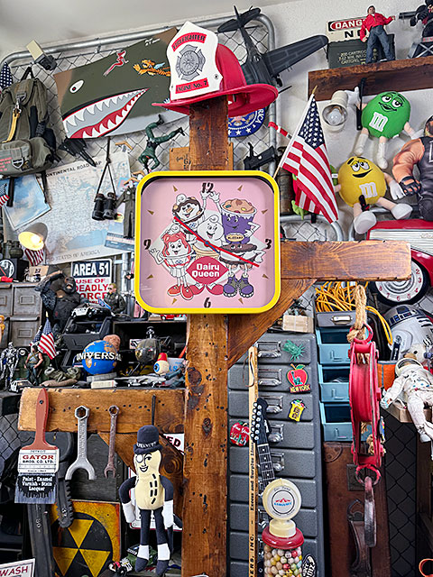 U.S. 80's　アドバタイジング　ヴィンテージ　クロック　（デイリークイーン） ■ アメリカン雑貨 アメリカ雑貨 |  | 03