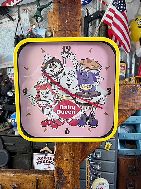 U.S. 80's　アドバタイジング　ヴィンテージ　クロック　（デイリークイーン） ■ アメリカン雑貨 アメリカ雑貨 |  | 07