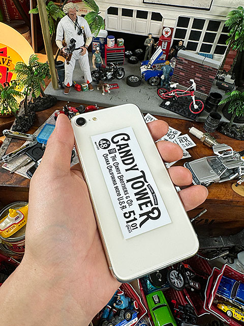 キャンディタワー　オフィシャル　ステッカー　Mサイズ　8.5cm　（ホワイト） ■ アメリカ雑貨 アメリカン雑貨 |  | 04