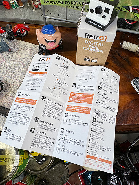 超小型　インスタント　デジタル　ミニカメラ　レトロワン　キーホルダー　写真＆動画撮影も可能 ■ アメリカン雑貨 アメリカ雑貨 爆買 |  | 09