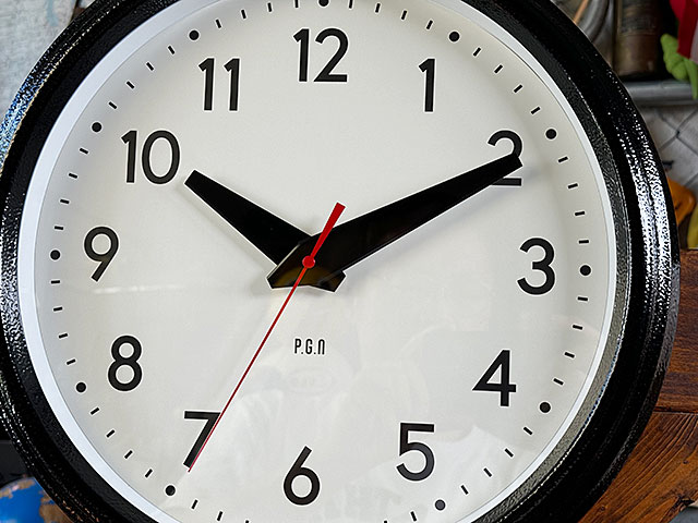 ポストジェネラル　スクールハウス　ウォールクロック　L　（ブラック） ■ アメリカン雑貨 アメリカ雑貨 |  | 03