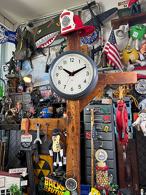 ポストジェネラル スクールハウス ウォールクロック L （グレー