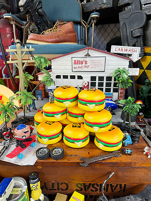 ジャック・イン・ザ・ボックス　ハンバーガー　スクイーズ　単品　ストレスボール ■ アメリカン雑貨 アメリカ雑貨 |  | 03