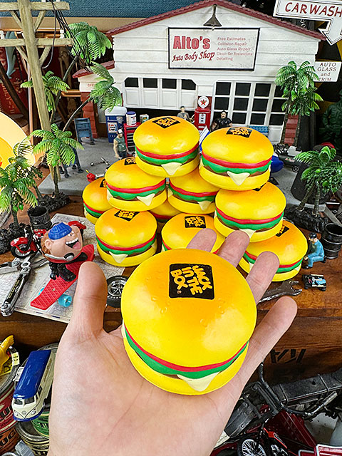 ジャック・イン・ザ・ボックス　ハンバーガー　スクイーズ　単品　ストレスボール ■ アメリカン雑貨 アメリカ雑貨 |  | 06