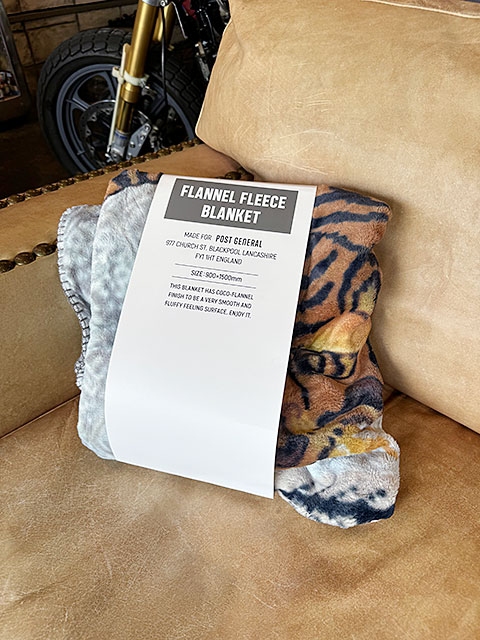 ポストジェネラル　フランネル　フリースブランケット　（タイガー）　90cm×150cm ■ アメリカン雑貨 アメリカ雑貨 |  | 05