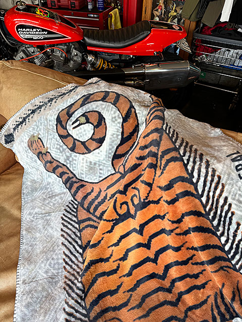 ポストジェネラル　フランネル　フリースブランケット　（タイガー）　90cm×150cm ■ アメリカン雑貨 アメリカ雑貨 |  | 02