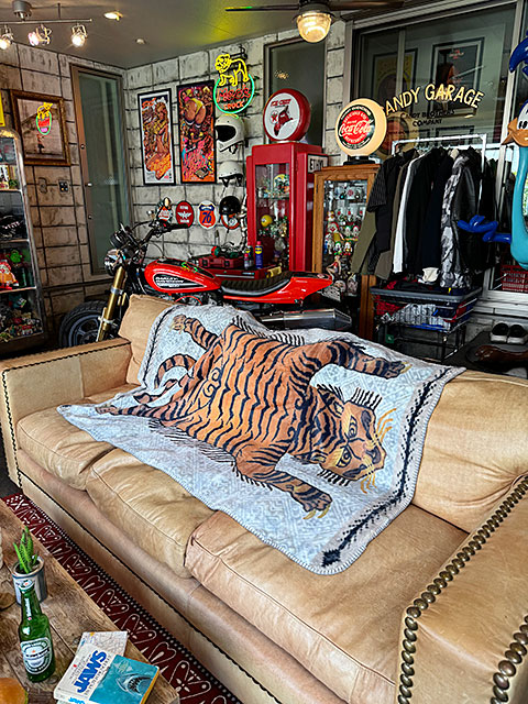 ポストジェネラル　フランネル　フリースブランケット　（タイガー）　90cm×150cm ■ アメリカン雑貨 アメリカ雑貨 |  | 04