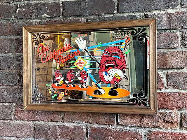 アメリカン ウッド パブミラー （カリフォルニアレーズン/横型