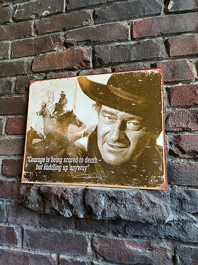 ジョン・ウェイン　ブリキ看板　（コラージュ） ■ アメリカ雑貨 アメリカン雑貨 |  | 06