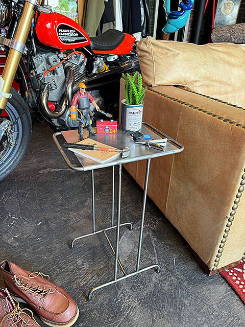 ポストジェネラル インダストリアル サイドテーブル □ アメリカン雑貨