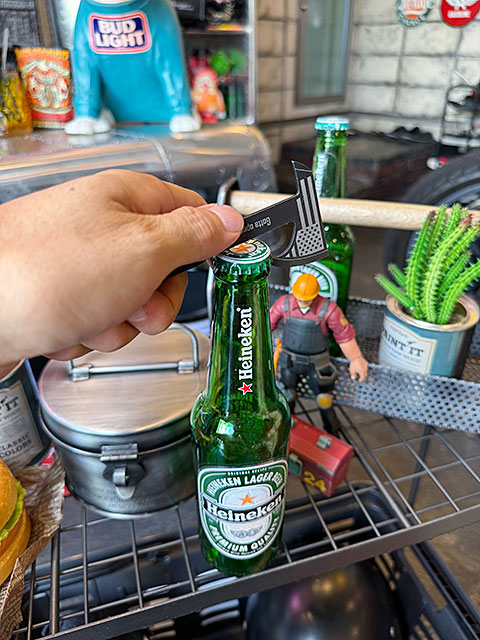 タックフォース　斧型　栓抜き＆アイスピック　Gotta Open It！　（ストーンウォッシュ） ■ アメリカン雑貨 アメリカ雑貨 |  | 05