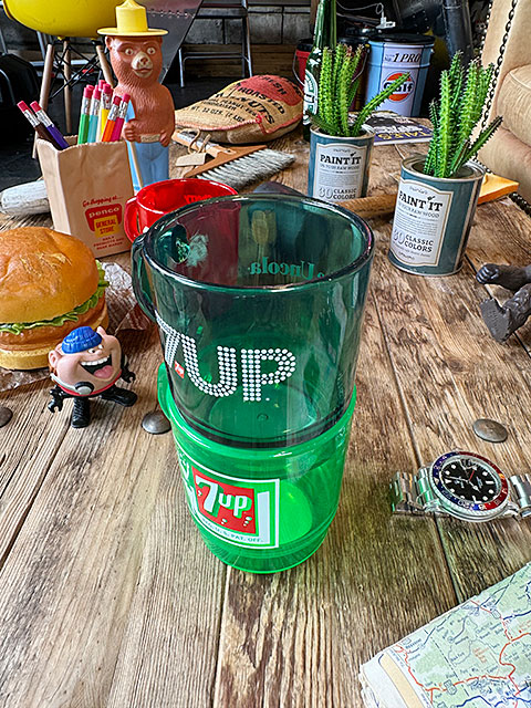 7UP セブンアップ スタッキングマグ （ジョージアグリーンクリア