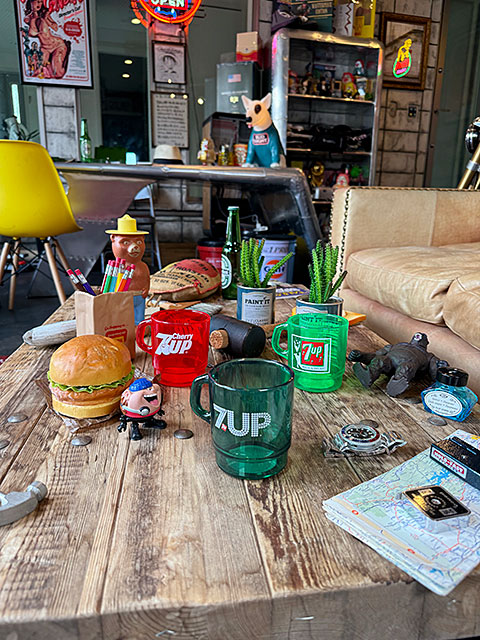 7UP セブンアップ スタッキングマグ （ジョージアグリーンクリア