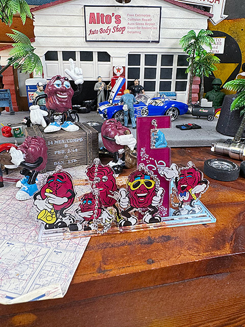 アメリカン アドバタイジング アクリル キーホルダー ボード