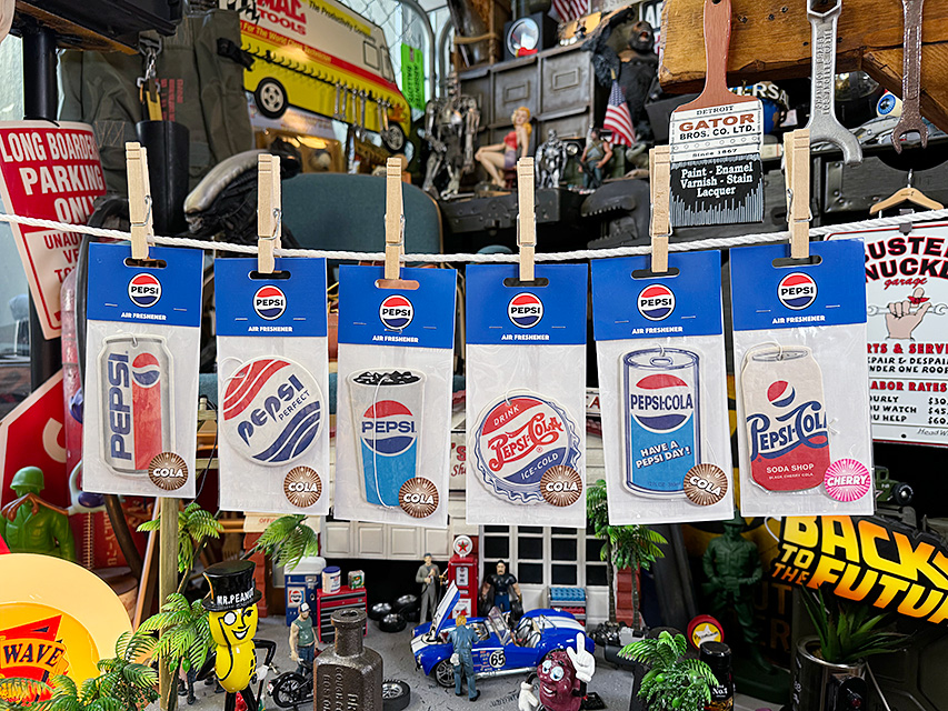 ペプシ　エアーフレッシュナー　（全6種セット）　コーラの香り×5、チェリーの香り×1 ■ アメリカン雑貨 アメリカ雑貨 | 