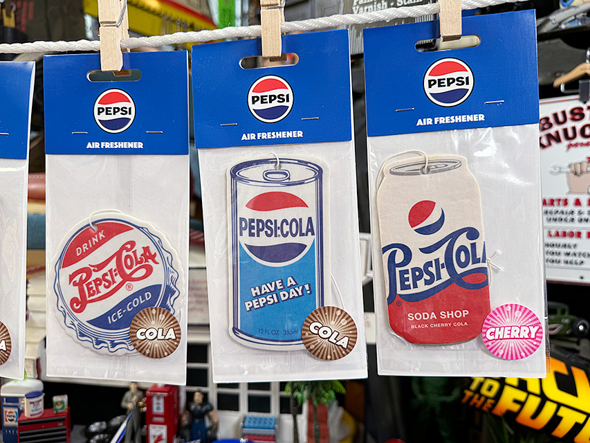 ペプシ　エアーフレッシュナー　（全6種セット）　コーラの香り×5、チェリーの香り×1 ■ アメリカン雑貨 アメリカ雑貨 |  | 02