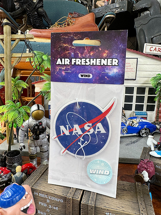 NASA　ミートボールロゴ　エアーフレッシュナー　（ウィンドの香り） ■ アメリカン雑貨 アメリカ雑貨 | 