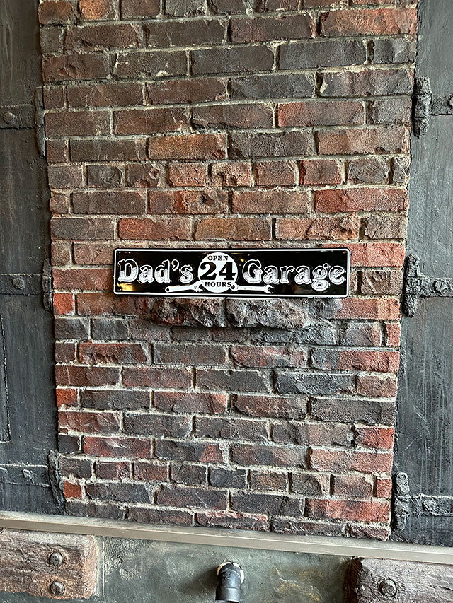 お父さんのガレージ　24時間営業　ストリートサイン　ブリキ看板 ■ アメリカン雑貨 アメリカ雑貨 |  | 01