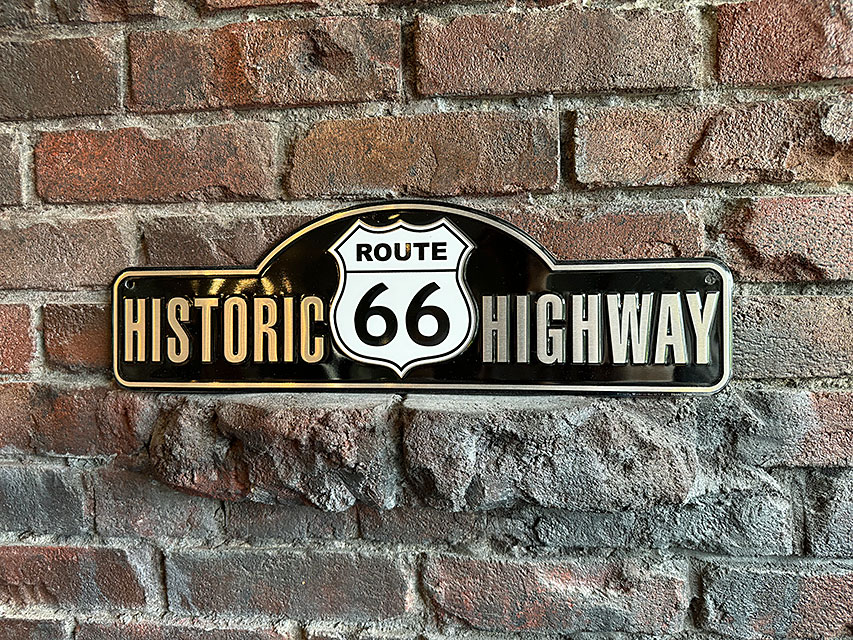ヒストリック　ルート66　ストリートサイン　（ゲートサイン）　ブリキ看板 ■ アメリカン雑貨 アメリカ雑貨 | 