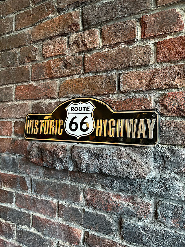 ヒストリック　ルート66　ストリートサイン　（ゲートサイン）　ブリキ看板 ■ アメリカン雑貨 アメリカ雑貨 |  | 01