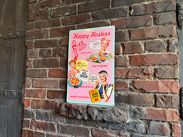 ケロッグ　ブランフレーク　ブリキ看板　（ハッピーホステス） ■ アメリカン雑貨 アメリカ雑貨 爆買 |  | 06