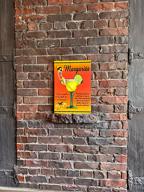 マルガリータ　カクテルレシピ　＆　ピンナップガール　ブリキ看板 ■ アメリカン雑貨 アメリカ雑貨 |  | 02
