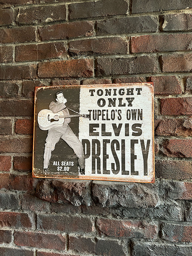 エルヴィス・プレスリー　トゥペロ　ライブ　ブリキ看板 ■ アメリカン雑貨 アメリカ雑貨 |  | 05