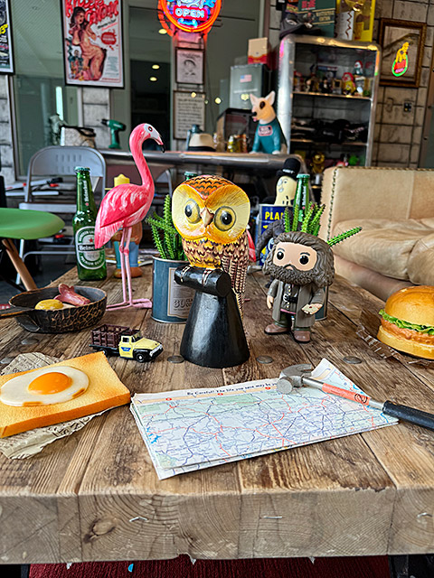 幸せを呼ぶ鳥　フクロウ　木彫り人形　ウッドカービング ■ アメリカン雑貨 アメリカ雑貨 |  | 04