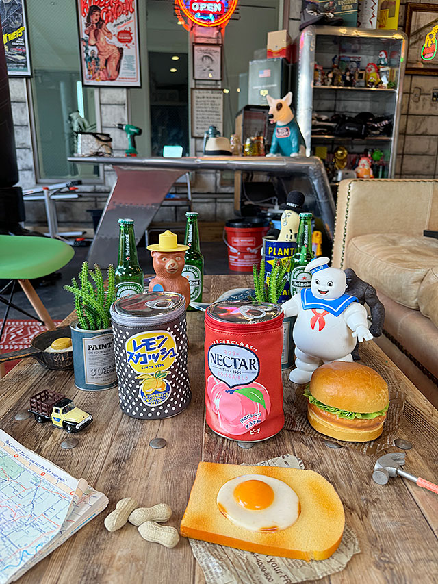 不二家 ネクター ＆ レモンスカッシュ 缶型ポーチ （2個セット