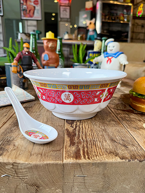 アメリカの中華街で使われてる　チャイニーズ　スープスプーン　単品　レンゲ　※ラーメン鉢は別売です ■ アメリカ雑貨 アメリカン雑貨 |  | 02