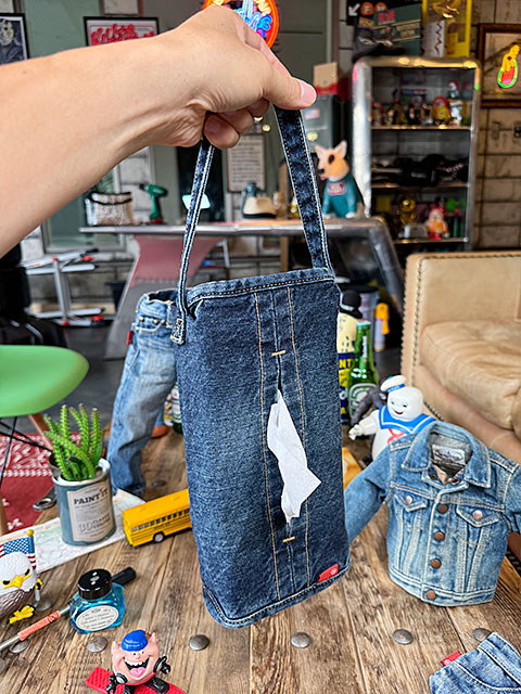 アライヤン　デニム　ティッシュカバー　岡山産デニム　MADE IN JAPAN　ティッシュケース ■ アメリカン雑貨 アメリカ雑貨 |  | 03