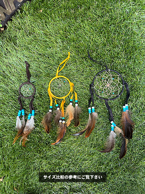 ネイティブアメリカン　ナバホ族が手掛けた本物　ドリームキャッチャー　（Mサイズ/ライトグレー）　ハンドメイド　MADE IN U.S.A.　単品 |  | 05