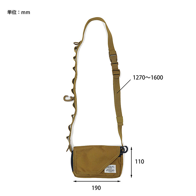 ポストジェネラル　4WAY　スリング　ウォレットポーチ　（コヨーテベージュ） ■ アメリカ雑貨 アメリカン雑貨 |  | 14
